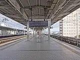 0・1番線ホーム（2022年11月）