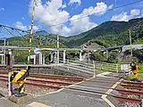 構内踏切(2022年9月)