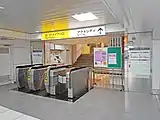 メイワン口改札（2022年10月）