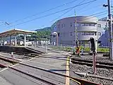構内踏切(2022年10月)