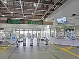 改札口（2022年10月）