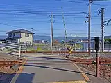 構内踏切(2022年10月)