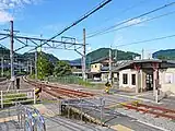 構内踏切(2022年9月)