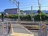 構内踏切(2022年10月)