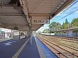2番線ホーム(2022年9月)
