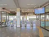 改札口（2022年9月）