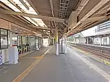 1番線ホーム（2022年9月）
