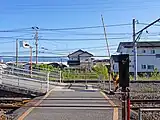 構内踏切(2022年10月)