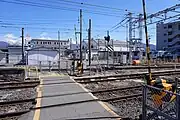 構内踏切(2023年3月)