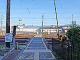 構内踏切(2022年10月)