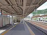 1番線ホーム(2022年9月)