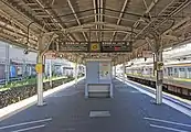 1・2番線ホーム（2022年7月）