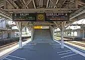 3・4番線ホーム（2022年7月）