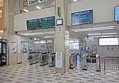 南口改札口（2022年7月）