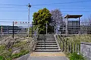 駅出入口（2023年4月）