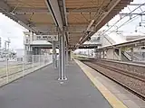 1番線ホーム（2022年10月）