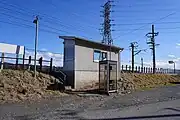駅出入口（2023年3月）
