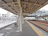 1番線ホーム(2022年10月)