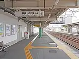 1番線ホーム(2022年10月)