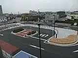 駅前ロータリー（2008年4月）