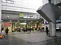 旧東口 出入口（2007年12月）