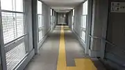 跨線橋内（2017年5月）