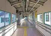 跨線橋内部(2022年7月)