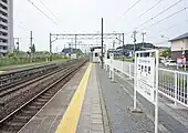 2番線ホーム（2022年5月）