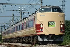 183系で運転される「一村一山」（2008年6月）