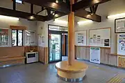 駅舎内（2023年10月）