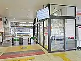 改札口（2022年9月）