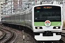 E231系500番台引退記念ヘッドマークつきトウ506編成(2020年1月)