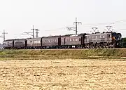 1996年10月24日に両毛線で運転されたお召し列車