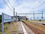 1番線ホーム(2022年9月)
