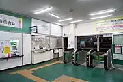 改札口（2023年4月）