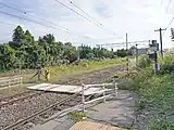 構内踏切(2022年9月)