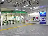 メトロポリタン改札（2022年11月）
