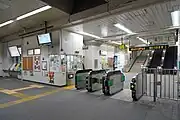 赤羽口改札（2023年1月）