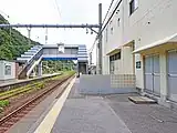 1番線ホーム（2022年9月）