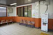 駅舎内（2023年7月）