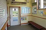 駅舎内(2023年7月)