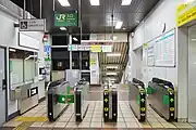改札口（2023年8月）