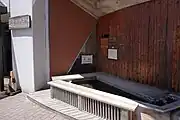 足湯「ぽっぽの足湯」(2023年7月)