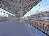 新幹線ホーム（2022年12月）