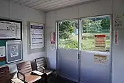 駅舎内(2023年10月)