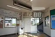 駅舎内(2023年7月)