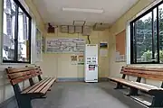 駅舎内(2023年9月)
