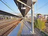 1番線ホーム（2022年10月）