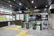 改札口（2023年7月）