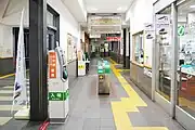 改札口（2024年3月）